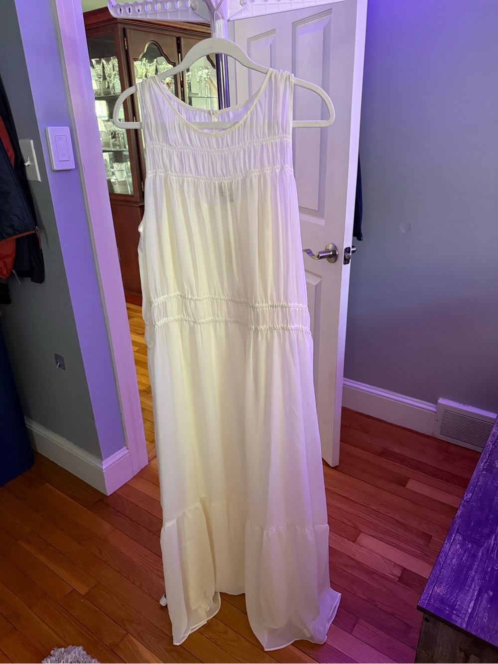 A New Day  Cream Sleeveless Maxi Dress
